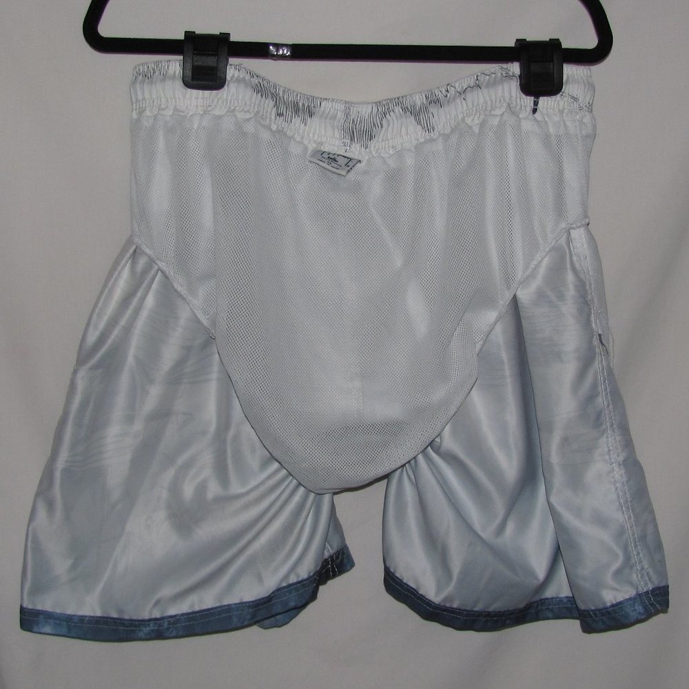 Mens Guy Harvey Blue White Fish Swordfish Lined Board Shorts Size Extra Large XL - Picture 5 of 7